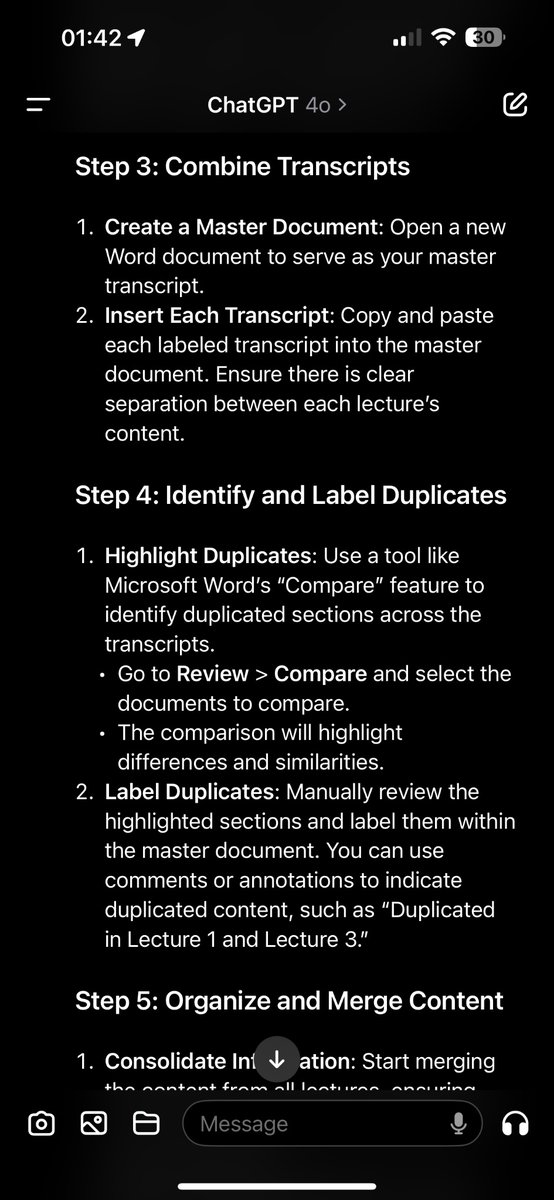 jeremyskog's tweet photo. My latest project: reducing the lecture note publication process to a matter of days with Word and Zoom. I’ve used transcription and “compare docs” but nice to have a step-by-step guide. https://t.co/ueON7kjWLu