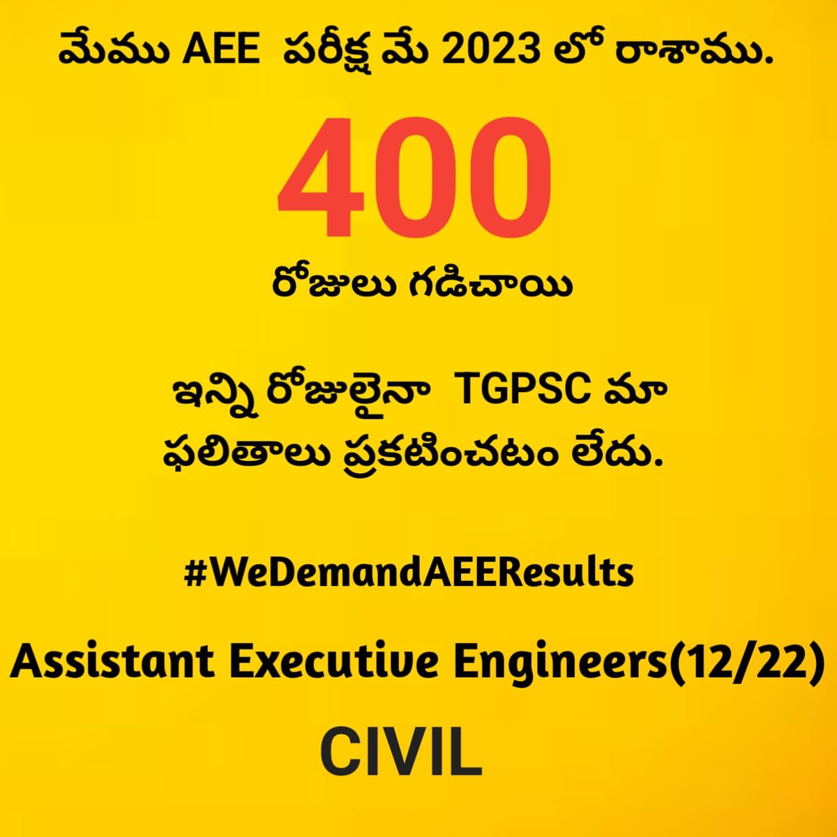 Jyothotapally's tweet photo. @Krishank_BRS @KTRBRS @BRSparty @BRSParty_News @BRSTechCell @TSwithKCR @KCRBRSPresident @KonathamDileep @KTR_News @BTR_KTR #AEECIVILFINALRESULTS_APPOINTMENT https://t.co/MNBMeNrkym