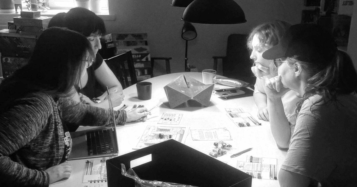 IonGameDesign's tweet photo. It's all scraps of paper and a bunch of creative brains in the beginning. It will eventually become a game. It usually does. But who knows.
#iongamedesign #boardgames #tabletop #tabletopgame #tabletopgames #ionsmg #boardgameaddict #boardgamelife #bggcommunity #boardgamedesign https://t.co/R6BjVwRcx1