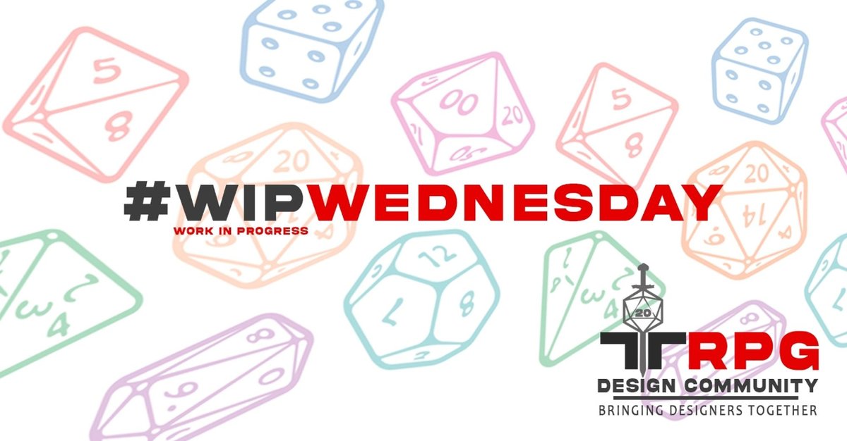 TTRPGcommunity (@ttrpgcommunity) on Twitter photo Its #wipwednesday TTRPG creators come show us what you're working on, show us your art, post your links!
Give some ❤️
Follow us 👍 <a href="/ttrpgcommunity/">TTRPGcommunity</a>
Share this post ↩️
#ttrpgcommunity #ttrpg Its #wipwednesday TTRPG creators come show us what you're working on, show us your art, post your links!
Give some ❤️
Follow us 👍 <a href="/ttrpgcommunity/">TTRPGcommunity</a>
Share this post ↩️
#ttrpgcommunity #ttrpg