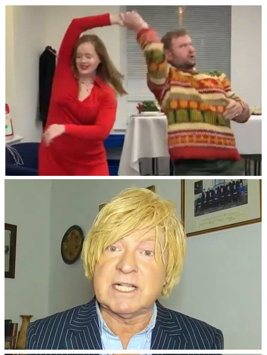 While these bastards partied our relatives died alone 😔

#Lichfield &amp; #Burntwood don't forget that Michael Fabricant not only defended this but said that nurses and teachers behaved in the same way. Please Like and Retweet this to ensure a TACTICAL vote for #UKLabour tomorrow 🙏🏼