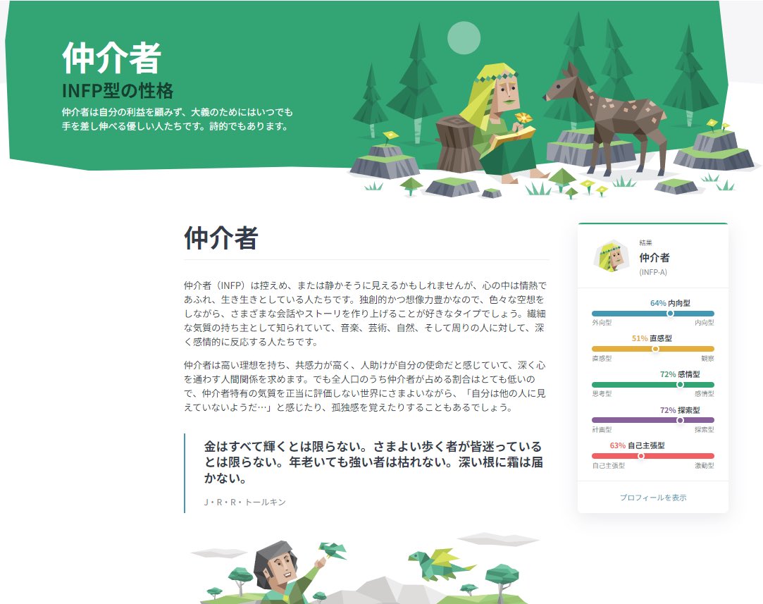 結果は… 仲介者でした！！⠀】 ∟“INFP-A” 飲みながらでノリと勢いで