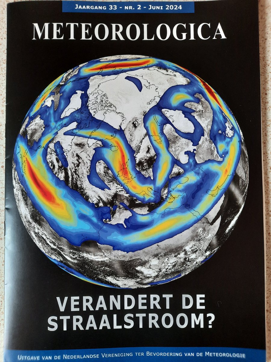 Hij is er! Het juni-nummer van Meteorologica. Met:
-verandert de straalstroom ?
-resultaten van 10 jaar wow.knmi.nl bij <a href="/KNMI/">KNMI</a>  
-de rol van bossen bij het tegengaan van klimaateffecten
-een analyse van #orkaan Otis
nvbm.nl #weer #klimaat #meteorologie