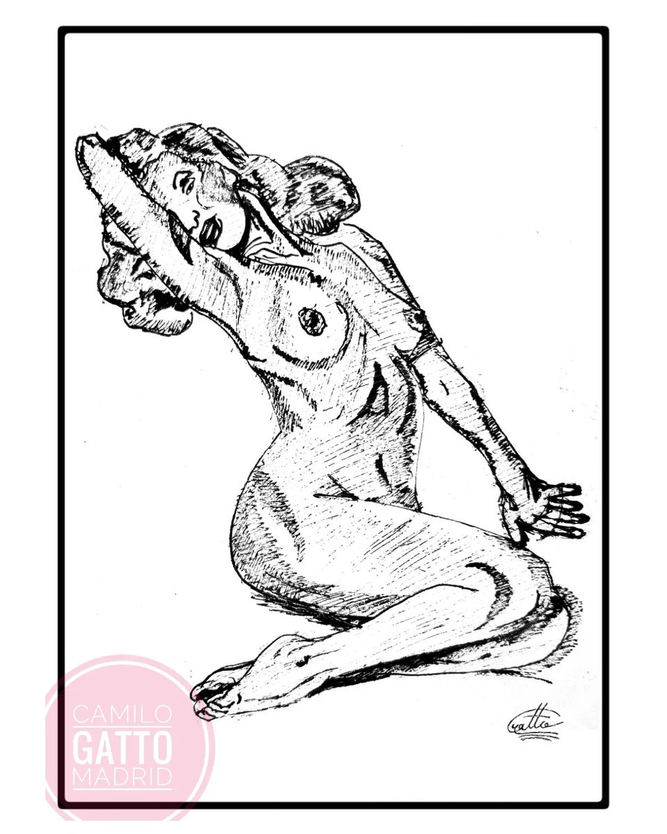 GattoMadrid's tweet photo. De hace algún tiempo
Ejercicio con bolígrafo
#art #drawing #pen #line #dibujo #sexy #erótico #arte #tattoo #drawing #México #tlaxcala #zacatelcotlaxcala #gatto #gattomadrid #linea https://t.co/DMt8sZPM4H