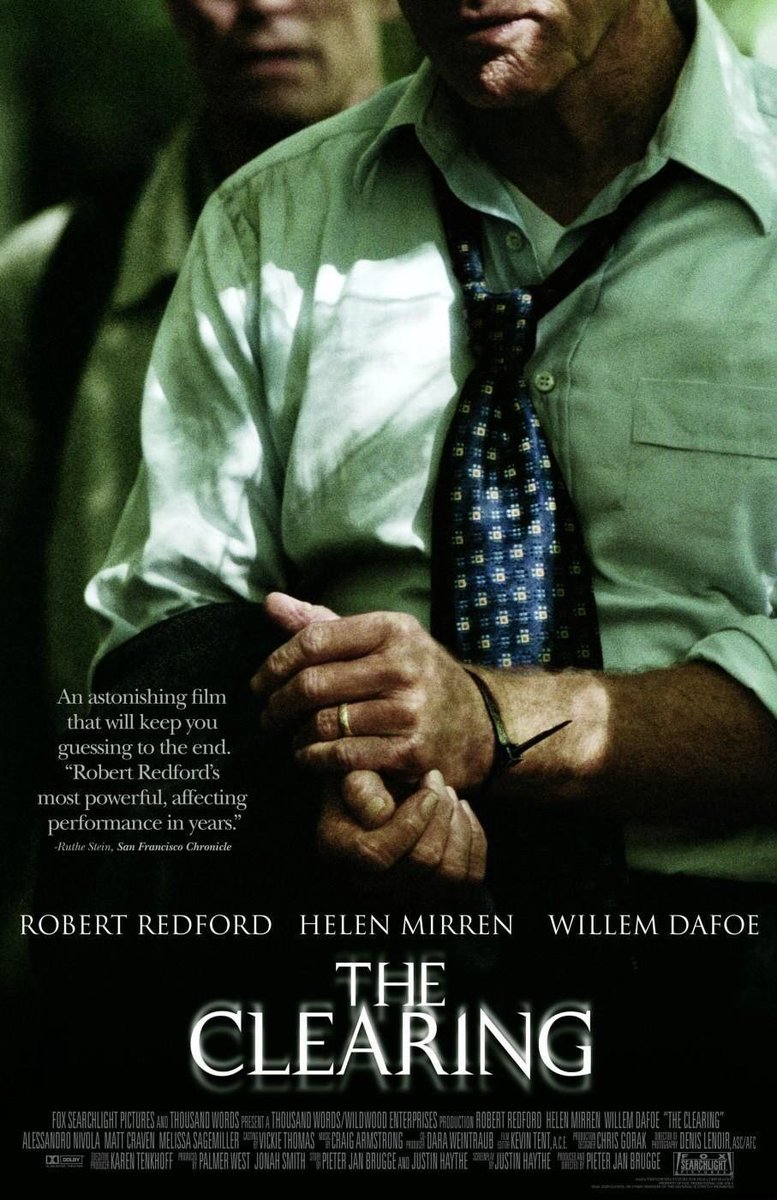 FilmNewsNos's tweet photo. 🎬MOVIE HISTORY: 20 years ago today, July 2, 2004, the movie ‘The Clearing’ opened in theaters!
#RobertRedford #HelenMirren #WillemDafoe #AlessandroNivola #MattCraven #MelissaSagemiller #WendyCrewson #LarryPine #DianaScarwid #PeterJanBrugge https://t.co/TxjlOIuetL