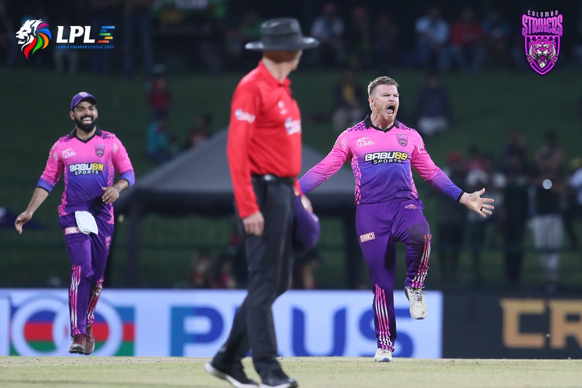 ColomboStrikers's tweet photo. Played 1 ✅
Won 1 ✅
A perfect start 🔥💜
#ColomboStrikers #LPL #StrikeToConquer #TheBasnahiraBoys #HouseOfTigers #Lankapremierleague #CSvsKF https://t.co/EzGVeKvjPG