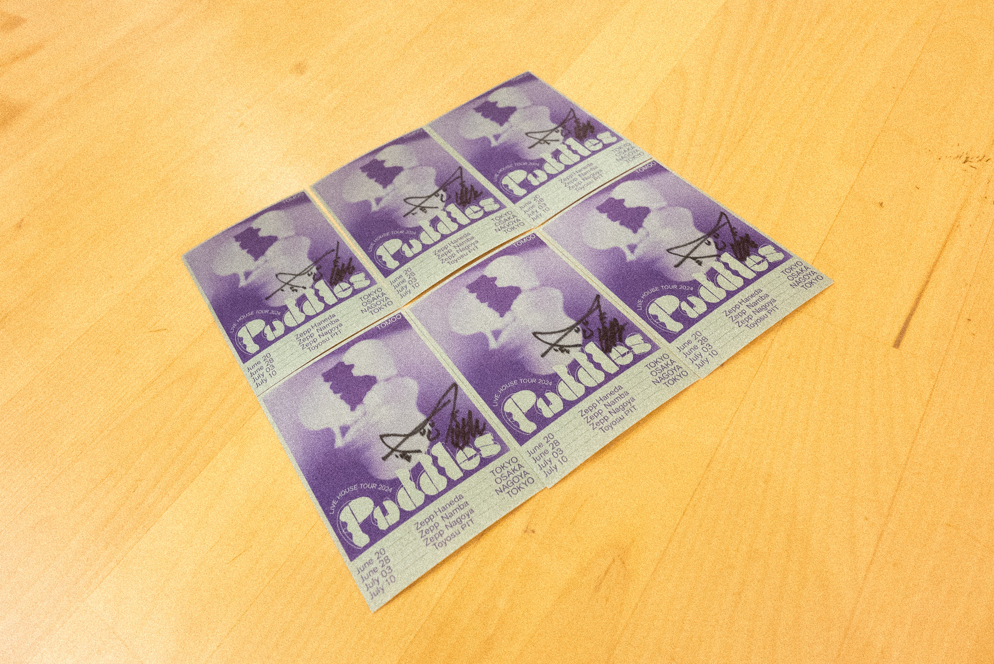 最終値下げ Puddles パスステッカー TOMOO 直筆サイン入り 最終値下げ Puddles パスステッカー TOMOO 直筆サイン入り 最終値下げ