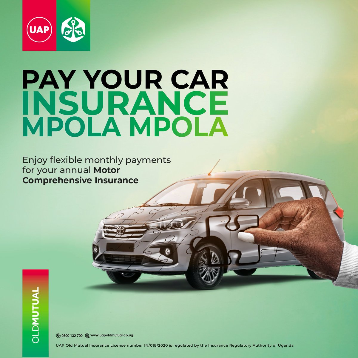 OldMutualUganda's tweet photo. Get ready to handle your car insurance costs with ease! Introducing our Motor Comprehensive Insurance plan, now available with monthly installment options. 

Spread out your payments and enjoy convenience like never before. Discover more at https://t.co/w8iQQFi6QL https://t.co/UqC1sBdrFP