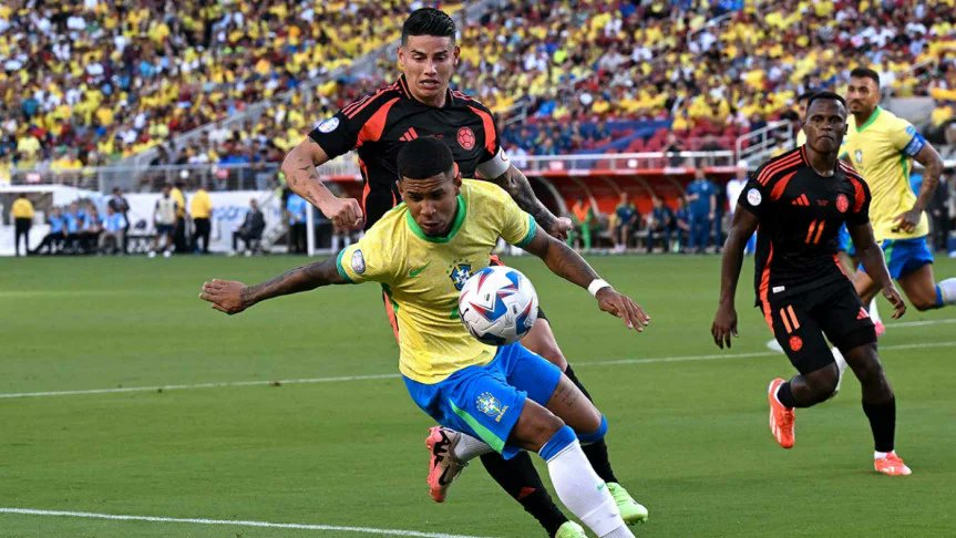 ব্রাজিলকে কঠিন পরীক্ষায় ফেলে স্বস্তি নিয়ে কোয়ার্টারে কলম্বিয়া