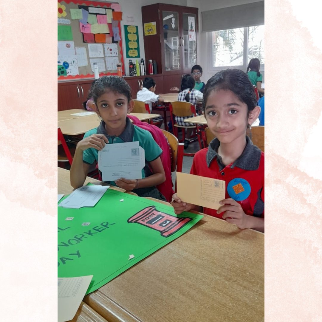 meridianschol's tweet photo. #MeridianMadhapur took an initiative to commemorate all the fraternity of the postal department, reminding the little ones the lapsing tradition of communication through postcards, inland letters, stamps and its community like the #postman, the drivers and clerks
#meridianschool https://t.co/E7OkgYYHOI