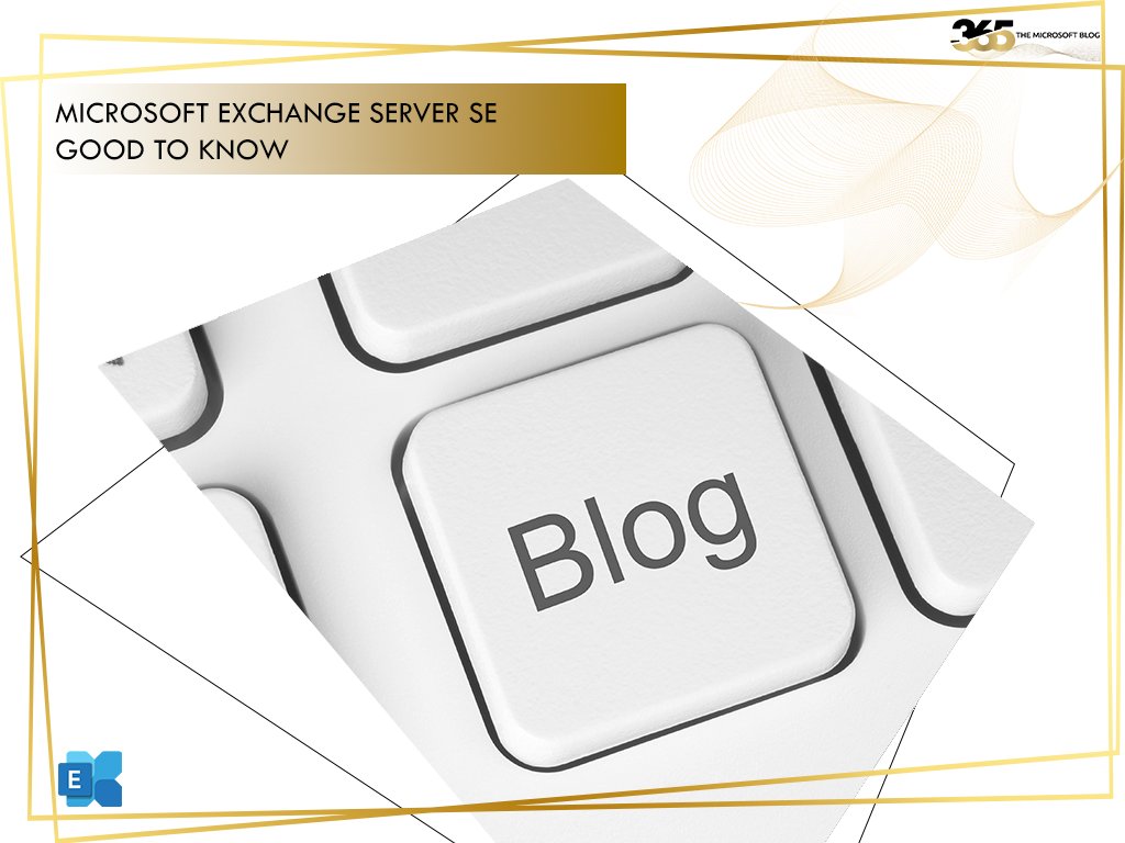 [Blog Post]
#Microsoft announced the next #MSExchange version a few weeks ago. In my new article, I would like to address other important questions relating to the new version.

#MVPbuzz #m365

msb365.blog/?p=5648