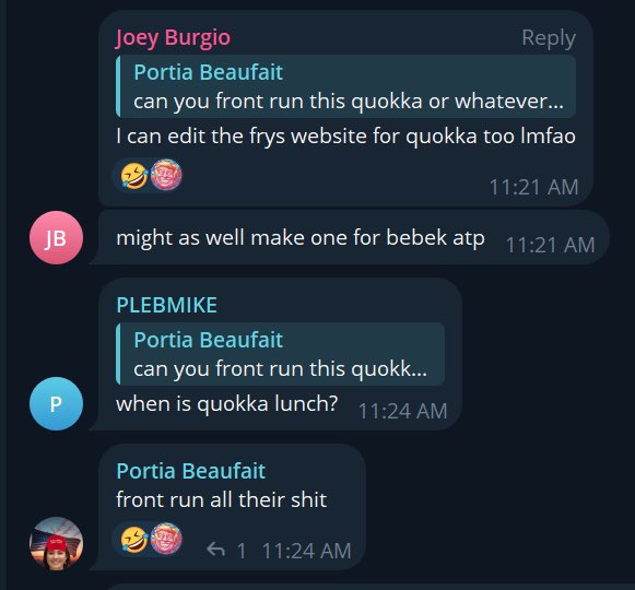 QuokkaTMMhub's tweet photo. Good & happy morning to every $Quokka in the world 🌎🧡
Please be careful, the @ICPumpers_icp group want to frontrun our Coin, means they are launching with our logo. 👀
Please @ICPprotector help us. we really building hard out here ☺️
This is not us:
https://t.co/P3Eq5WJzK2 https://t.co/3ivz9d6oQM