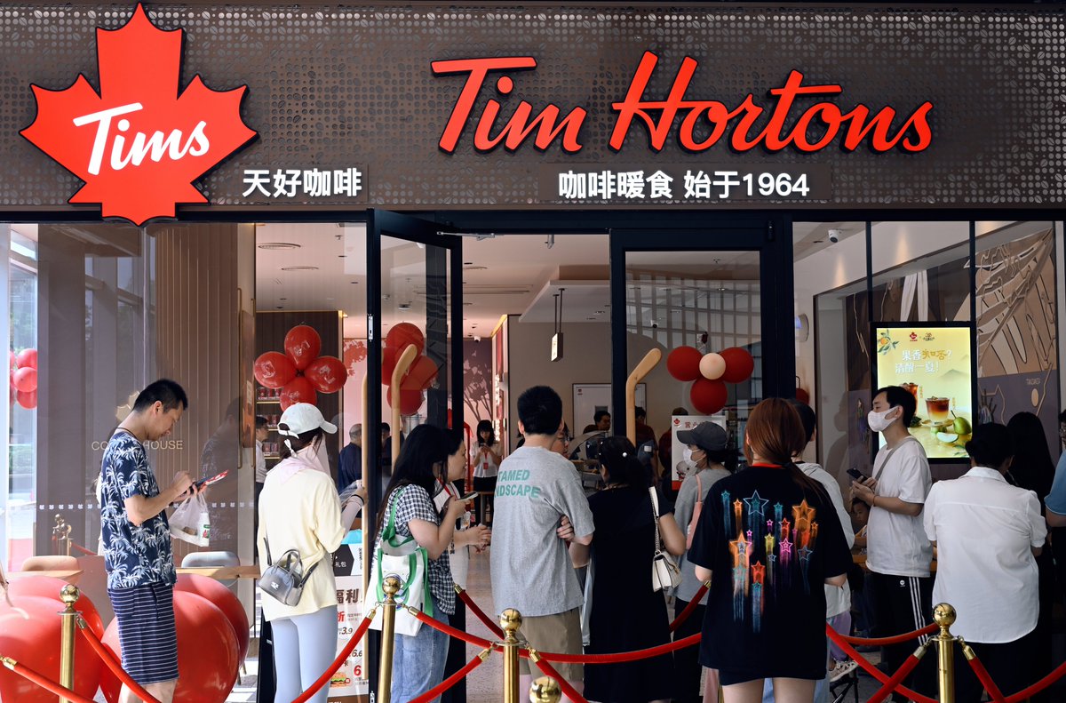 Tim Hortons China tweet media