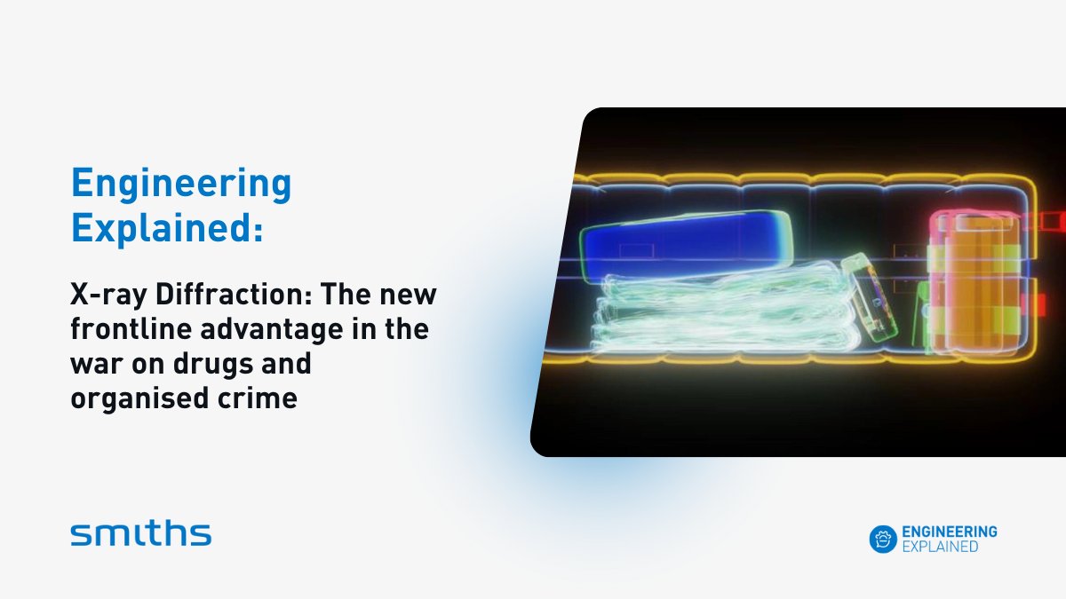 SmithsGroupplc's tweet photo. As a global leader in threat detection and screening technologies, @smithsdetection are always innovating to make our world a safer place.
Read #EngineeringExplained and learn more about the launch of a groundbreaking X-ray Diffraction technology scanner. https://t.co/Hj9ZIcgBsx