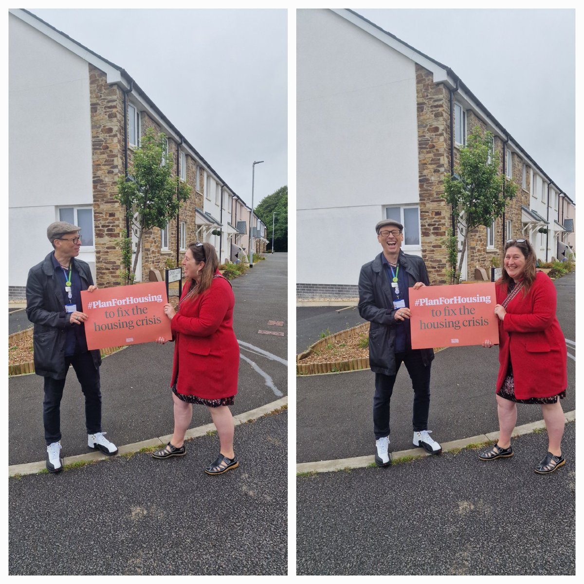One day to #GeneralElections2024... Pleasure to visit @CoastlineHouse affordable homes in Bodmin with @RobynHarri28314 to talk about the importance of social housing, and how crucial it is for the new government to make a #planforhousing an urgent priority on 5th July.