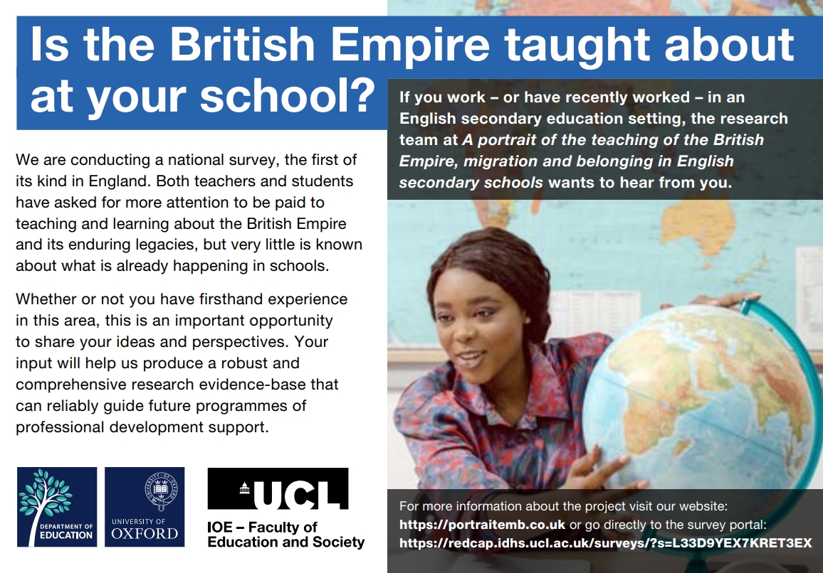 Did you start our #teacher survey but not manage to finish? We have  reopened our survey! If you saved your PIN you can pick up where you left off or you can start for the first time. Please spread the word. redcap.idhs.ucl.ac.uk/surveys/?s=L33…