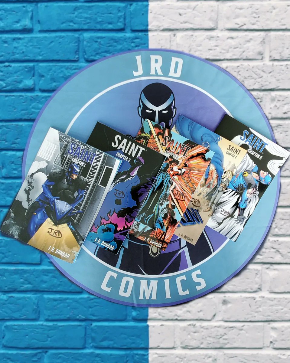 JRD_Comics's tweet photo. Saint 2: Ch. 1 drops soon! Get caught up with the Saint back issues at https://t.co/B97iyXWbQb or DM me for signed copies!! 😎📚
#indiecomics #indieauthor #backissues https://t.co/JTtMGangmr