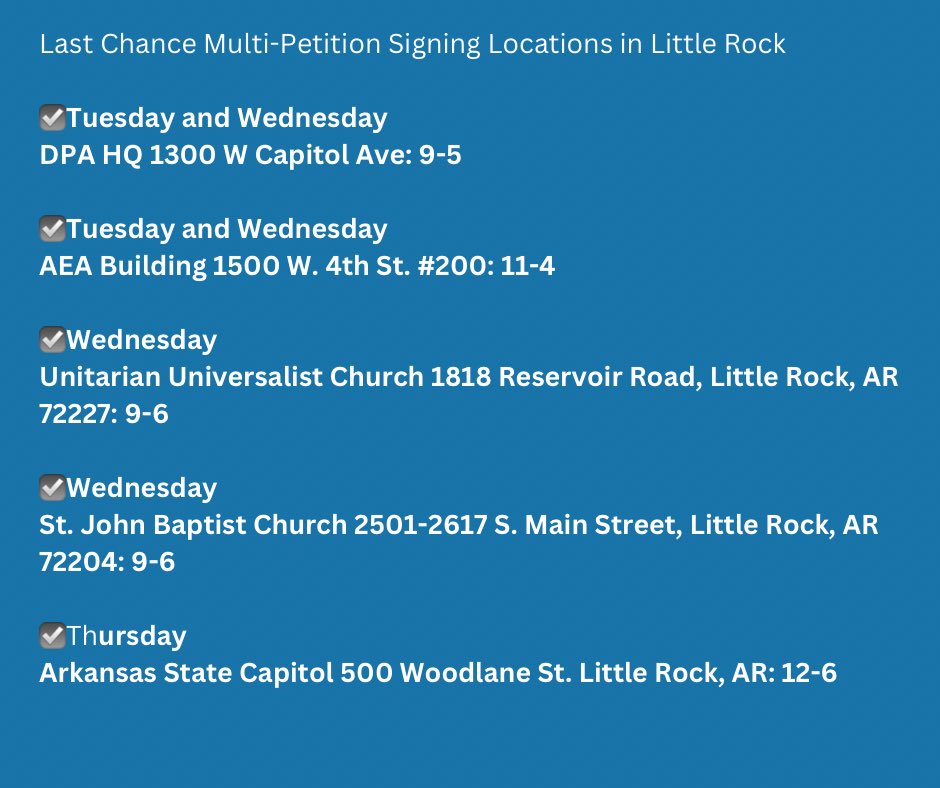 Please get out this week and sign the petitions to get these amendmens on the ballot. You only have till Friday.