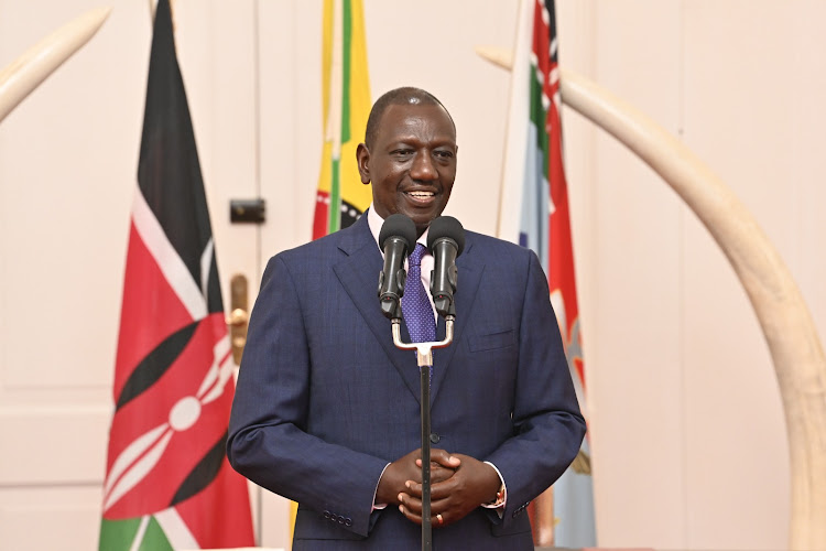PRESIDENT RUTO writes to National Treasury to review the gazette notice by the SRC increasing salaries of state officers.