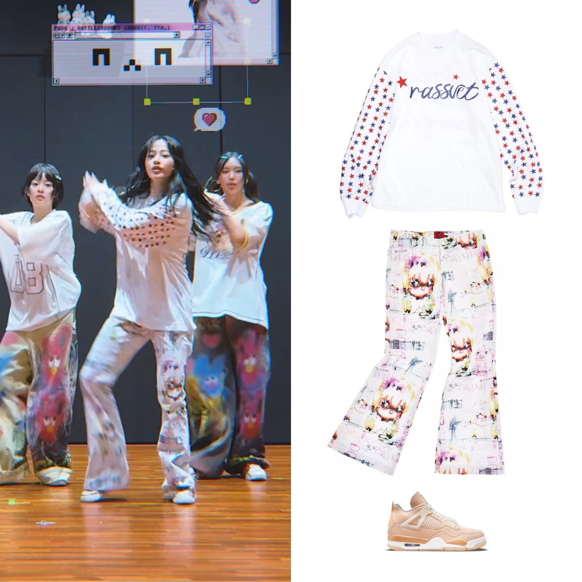 240703 PUBG Rassvet Free to Sparkle Longsleeve T-shirt $102