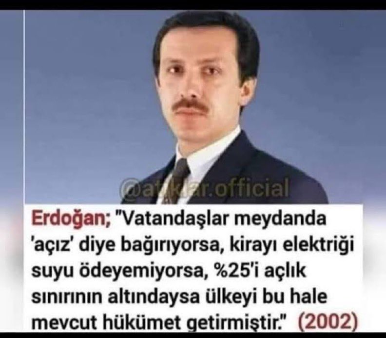 Erdoğan'ın siyasi tarihi boyunca yaptığı tek doğru tesbit