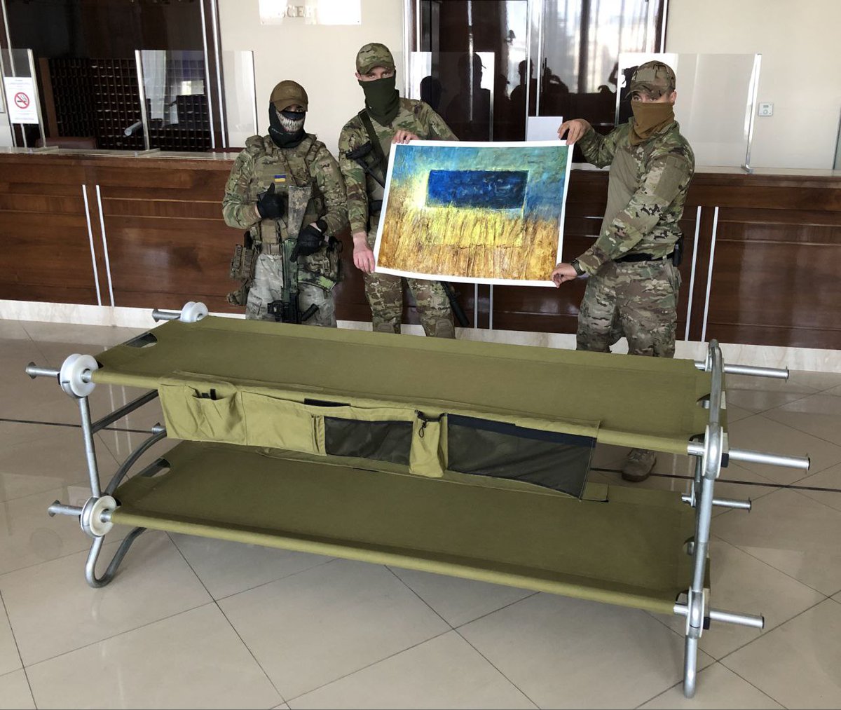 BraveUFund's tweet photo. ‼️🆘 BRAVE U Beds 4 Ukraine‼️🆘
🔥Mission 1: 49 SAB "Karpatska Sich"
‼️🆘 URGENT REQUEST! NO TIME! 🆘‼️ONLY 3 days Left
🚨The leadership of the 49th Separate Assault Battalion "Karpatska Sich" appealed to @BRAVEUFund for URGENT help!
The advanced units of the Battalion will be redeployed to new positions in the Donetsk direction in 10 days - they urgently need 20 sets of BRAVE U Bed to equip dugouts at ground zero - that's $10,000;
@BRAVEUFund is raising funds. Please help!
‼️🆘URGENT STAGE 1: $5,000 by 5:00 p.m. July 5 (This Friday)
✅✅✅✅46.46% 🟧🟥🟥🟥🟥🟥
🎯GOAL: $5,000
✅ RAISED: $2,323 (46.46%)
💸TO RAISE: $2,677
🇺🇦DONATE:
🅿️ay🅿️al: liz@braveu.fund
BuyMeACoffee: https://t.co/vEZwL1j9jT
Monobank Jar: https://t.co/HwugCegEf4
Bank cards: Pls Use the BuyMeACoffee: https://t.co/vEZwL1j9jT - we have some issues with our Processing service for the bank cards
🚨IMPORTANT: Send a screenshot of your donation in a private message to @BRAVEUFund.
Our contractor who manufactures the BRAVE U Bed for us is ready to produce them as quickly as necessary!
We have already collected $2,323 (46.46%) as part of the "BRAVE U Beds Raffle" collection, so we are sending it to make beds for 49 OSHB "Karpatska Sich"
⏰️ In 3 days - URGENTLY, by 5:00 p.m. Friday, July 5, we need to raise $2,677 (up to $5,000) so that we can make an advance payment to the contractor for the production of 20 SETS (2 beds each) of the BRAVE U Bed;
⏰️For the following week - until 17:00 on Friday, July 12, we need to collect another $5,000 to fully pay for the URGENT 20 BRAVE U Beds and hand them over to 49 OSHB "Karpatska Sich" by July 14 for the arrangement of dugouts in advanced positions in the Donetsk direction!
So the objectives of Mission 1:
‼️⏰️URGENT STAGE 1: $5,000 till 17:00 July 5
‼️⏰️URGENT STAGE 2: Up to $10,000 by 5:00 p.m. July 12
‼️STAGE 3: Up to $20,000
⚠️WHAT WE ARE BYING: Multifunctional beds / stretchers BRAVE U Bed
Here is a detailed description + test of the bed by soldiers of the AZOV Regiment:
https://t.co/Wfzdbh6TCo
$250 - Price for one BRAVE U Bed;
$500 - Price for BRAVE U Bed two-story set of 2 beds.
⚠️ POSSIBLE DONATIONS:
👉Every $10 = 1 ticket 🎟to participate in ‼️Mission 1: 49 SAB Karpatska Sich RAFFLE ‼️More donations - more tickets!
👉From $100 - 1 PATCH "Mission 1: 49 SAB Karpatska Sich Patch" (Photo 2). We are working on design NOW;
👉From $250 - 2 PATCHES: Mission 1: 49 SAB Karpatska Sich Patch + LEGENDARY BRAVE U Patch (Photo 3);
👉From $500 - 2 PATCHES: Mission 1: 49 SAB Karpatska Sich Patch + LEGENDARY BRAVE U Patch + Your information on the beds. Who is the donor (if you want, the soldier who will receive the bed will contact you);
🏆 PRIZES FOR RAFFLE in ‼️Mission 1: 49 SAB Karpatska Sich RAFFLE ‼️
🚨‼️🚨ADDITIONAL PRIZES FOR URGENT STAGE 1 + URGENT STAGE 2🚨‼️🚨
10 LEGENDARY BRAVE U Patch for each URGENT STAGE !!! (Photo 3)
The detailed explanation of the LEGENDARY BRAVE U Patch is here:
https://t.co/BUUqOm1CjI
🇺🇦1st Place: Battle flag of the 49th Separate Assault Battalion "Karpatska Sich" (Photo 4)
🇺🇦2nd Place: Medallion of the 49th Separate Assault Battalion "Karpatska Sich" (Photo 5)
🇺🇦3rd Place: 3 Combat chevrons of the 49th Separate Assault Battalion "Karpatska Sich" (Photo 6)
Good luck in the RRRRRRAAAFFLEEEE!
♥️🫶✊🇺🇦
Dear Friends!
Please help us spread the word!
Quote, RT, boost & donate if you can!
#BRAVEUFundWorks
#NAFOworks
#StandWithUkraine