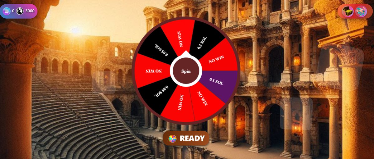 The Imperial Spin will bring residual income to holders. 
The birth of a new economic structure. Our goal is to be innovative in web 3 &amp; engineer new functions. 

#NFT #SOL #Solana #NFTs #Rome #spinwheel #Crypto #Altcoins #cryptocurrency