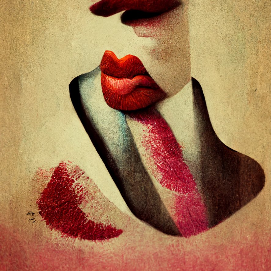 Painting my lips.
.
.
.
#art #aiart #aiphotography #collage #collageart #digitalart #fineart #fineartphotography #graphicdesign #illustration #photography #poetry #promptography #storytelling #visualpoetry #lipstick