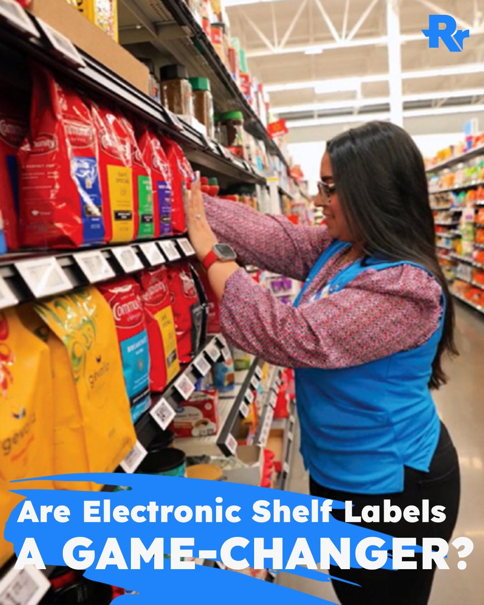 robinreport's tweet image. #ElectronicShelfLabels Are A Game Changer
—
Will consumers value the plethora of valuable information?
Or will they view it as a way for retailers to price gouge?

See the pros &amp;amp; cons argued by both sides: therobinreport.com/walmarts-elect…

#RetailNews #RetailTrends #RetailTechnology