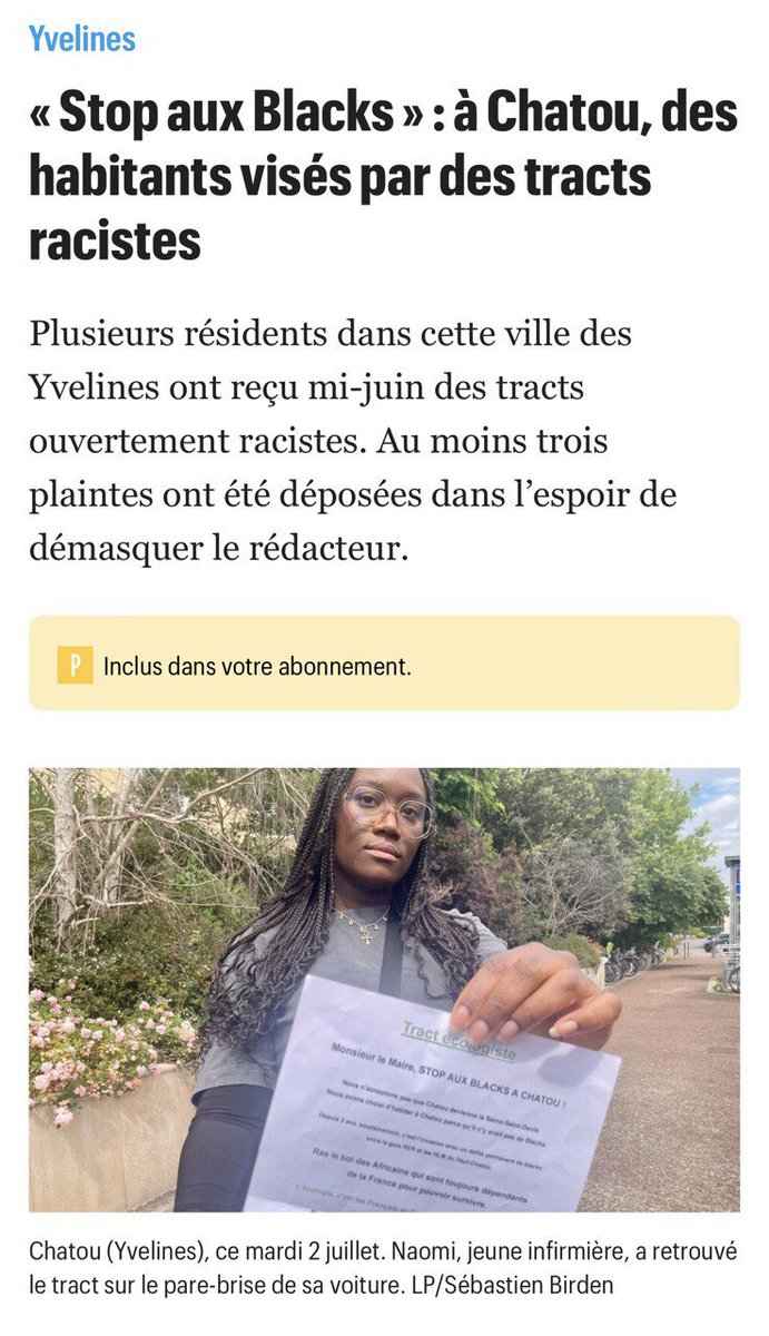 MarieLebec78's tweet photo. Le racisme et l’antisémitisme n’ont pas leur place en 🇫🇷.

Je condamne fermement les actes odieux commis dans ma circonscription, ils sont insupportables. Ce n'est pas ma vision de la France. Comme depuis 7 ans je me battrai toujours contre les semeurs de haine et de violence. https://t.co/Iqrobp6uEx