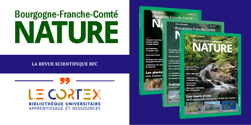 bibliothequesub's tweet photo. 🆕 La #BULeCortex explore les secrets de la #biodiversité locale avec son nouvel abonnement à la revue de @BFCNature. Rejoignez l’aventure naturaliste et le patrimoine naturel en Bourgogne-Franche-Comté 🌿🐌🦋
👉 https://t.co/2klUiQnXs8 https://t.co/hLNCrFfpwP