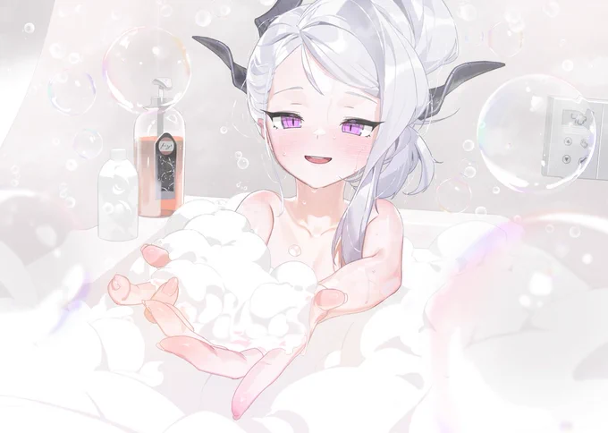 11:49 PMヒナとお風呂#ブルアカ 