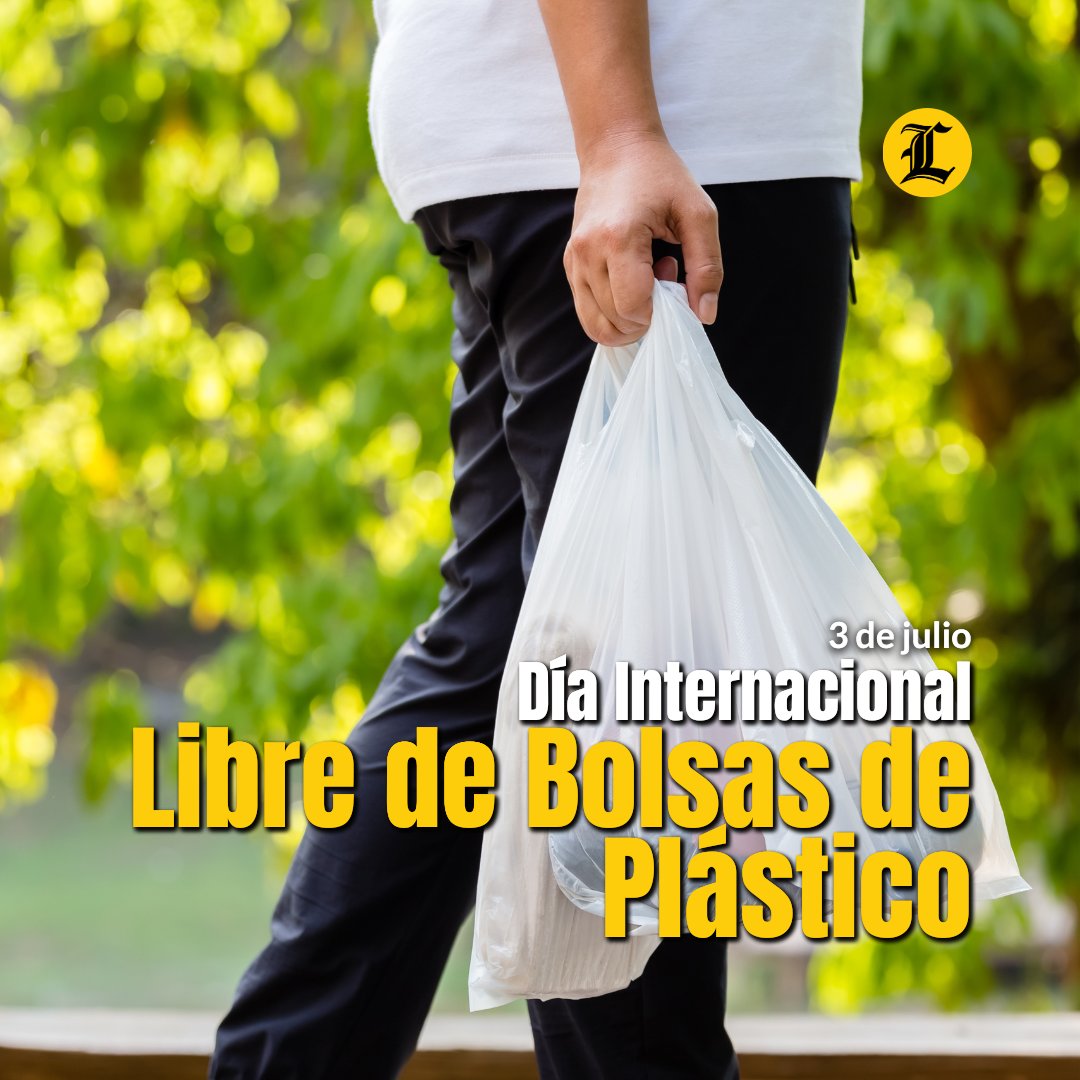#EfeméridesLD | Cada 3 de julio se celebra el Día Internacional Libre de Bolsas de Plástico, con el objetivo de reducir estas bolsas de un solo uso y fomentar su consumo responsable.

👇¿Se debería reducir el uso de bolsas plásticas?

#ListínDiario