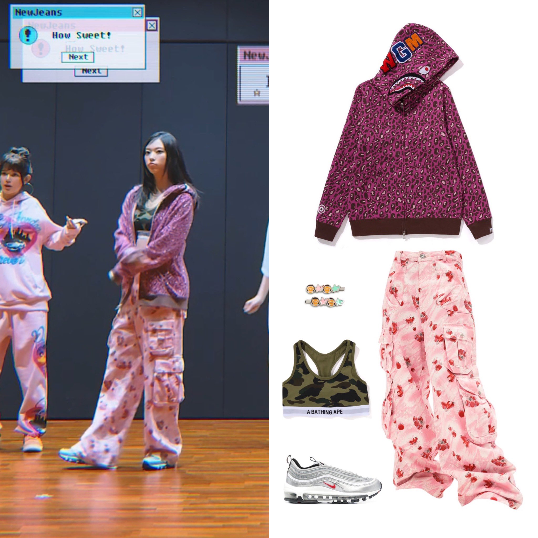 A BATHING APE NewJeans ハニ着用SHARK HOODIE A BATHING APE NewJeans ハニ着用SHARK HOODIE（CURATORS