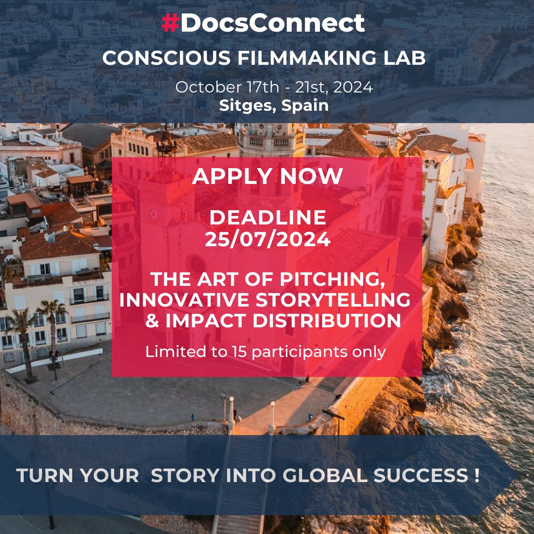 screenscots's tweet photo. 🎬 Join the @TaskovskiFilms Conscious Filmmakers Lab in Spain!
For documentary directors, producers & innovative storytellers with projects at any stage, this is your chance to grow and learn from award-winning film & media experts!
🗓 17 - 21 October
https://t.co/X5kwFfbCoM https://t.co/Dj8RF3LDeX