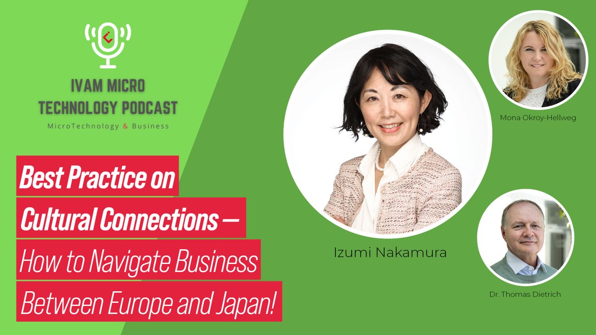 🎙 New Podcast Episode: Best Practice on Cultural Connections: How to Navigate Business between Europe and Japan 
ivam.de/blog/podcast/b…