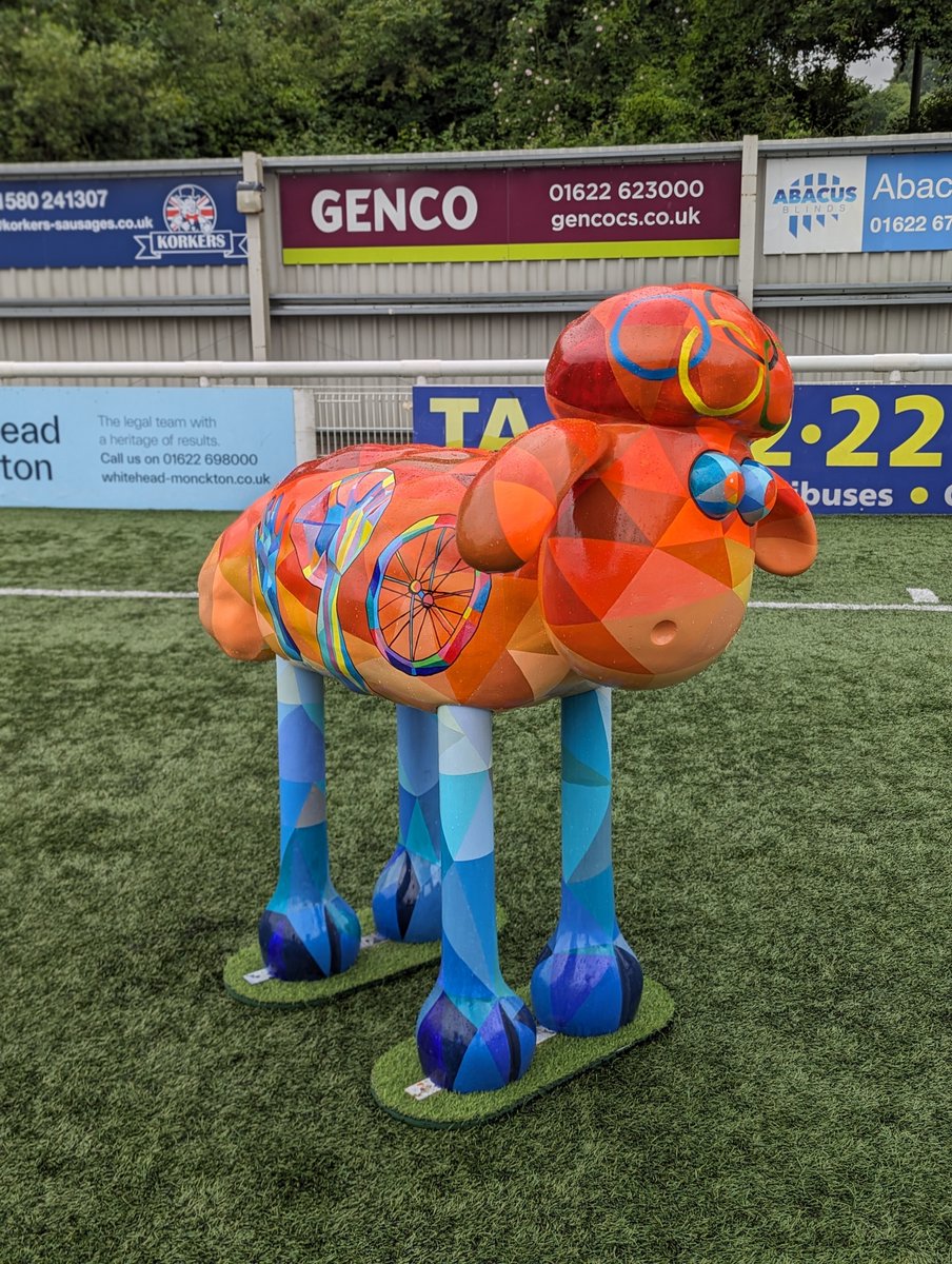 shaunheartkent's tweet photo. Our 'Roaming Shaun', Olympics in Motion, is in our Fremlin Walk shop today but will be heading to #kentcountyshow tomorrow for a few days. Pop by and say hello! #shaunheartkent https://t.co/pzL1zUoa9w