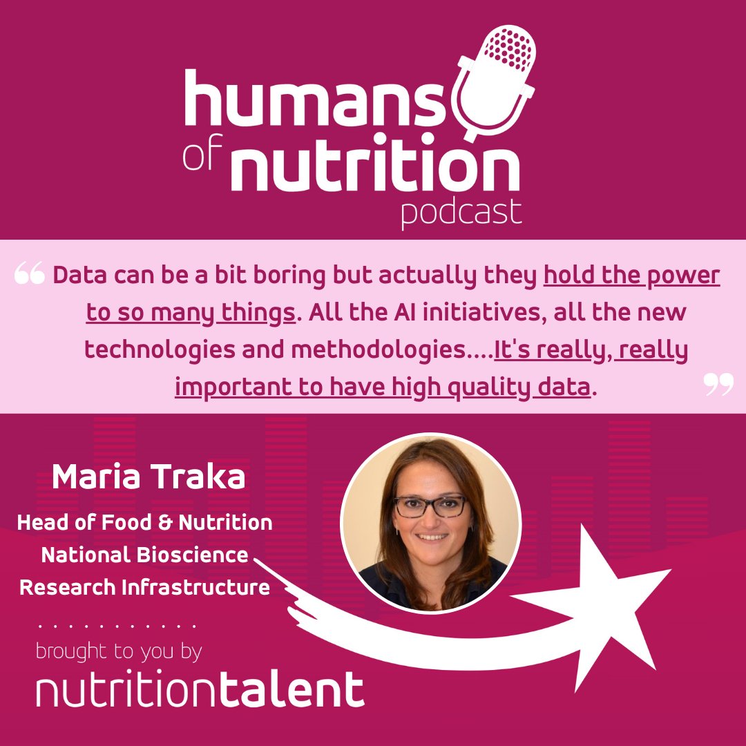 Nutrition Talent (@nutritiontalent) on Twitter photo Do you agree? Is data boring? No! We align with the vital importance of high-quality data in the AI world. Maria takes us through her data-driven world of food composition databases - nutritiontalent.com/podcast/
<a href="/TheQuadram/">Quadram Institute</a>
<a href="/EuroFIRAISBL/">EuroFIR AISBL</a>
#nutritiontalent #FNNBRI #nutritiondata Do you agree? Is data boring? No! We align with the vital importance of high-quality data in the AI world. Maria takes us through her data-driven world of food composition databases - nutritiontalent.com/podcast/
<a href="/TheQuadram/">Quadram Institute</a>
<a href="/EuroFIRAISBL/">EuroFIR AISBL</a>
#nutritiontalent #FNNBRI #nutritiondata