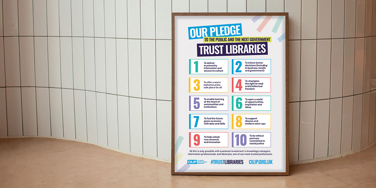 CILIPinfo's tweet image. This time tomorrow the polling stations will be open. Think #libraries when you write your ❎on the ballot paper. We call on incoming politicians to deliver our key pledges in the next Government. #TrustLibraries #VoteLibraries cilip.org.uk/news/news.asp?…