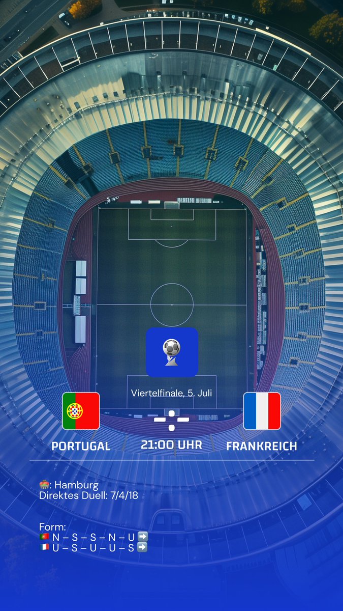 EM_2024_'s tweet photo. Viertelfinale olé 🔥 Am Freitag erwarten uns gleich zwei TOP-Duelle. Spanien muss gegen Gastgeber Deutschland ran und Portugal empfängt Mbappe und Co. Geht das Sommermärchen 2.0 des DFBs in die nächste Runde? #em #EURO2024 #Deutschland #DFBTeam https://t.co/19nFbFqVqc