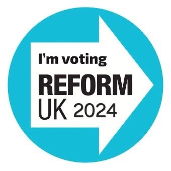 My cervix and I will be voting for Reform UK tomorrow.