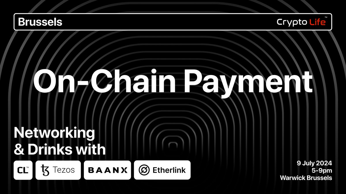Join us on July 9th for an exclusive evening dedicated to the latest Web3 innovations and non-custodial on-chain payment solutions.

Agenda👇
🕔 Welcome Drink &amp; Reception at 5:00 PM
🕕 Insights from Web3 Experts at 6:00 PM
🕡 Dinner, Drinks, and Networking from 6:15 PM onwards
