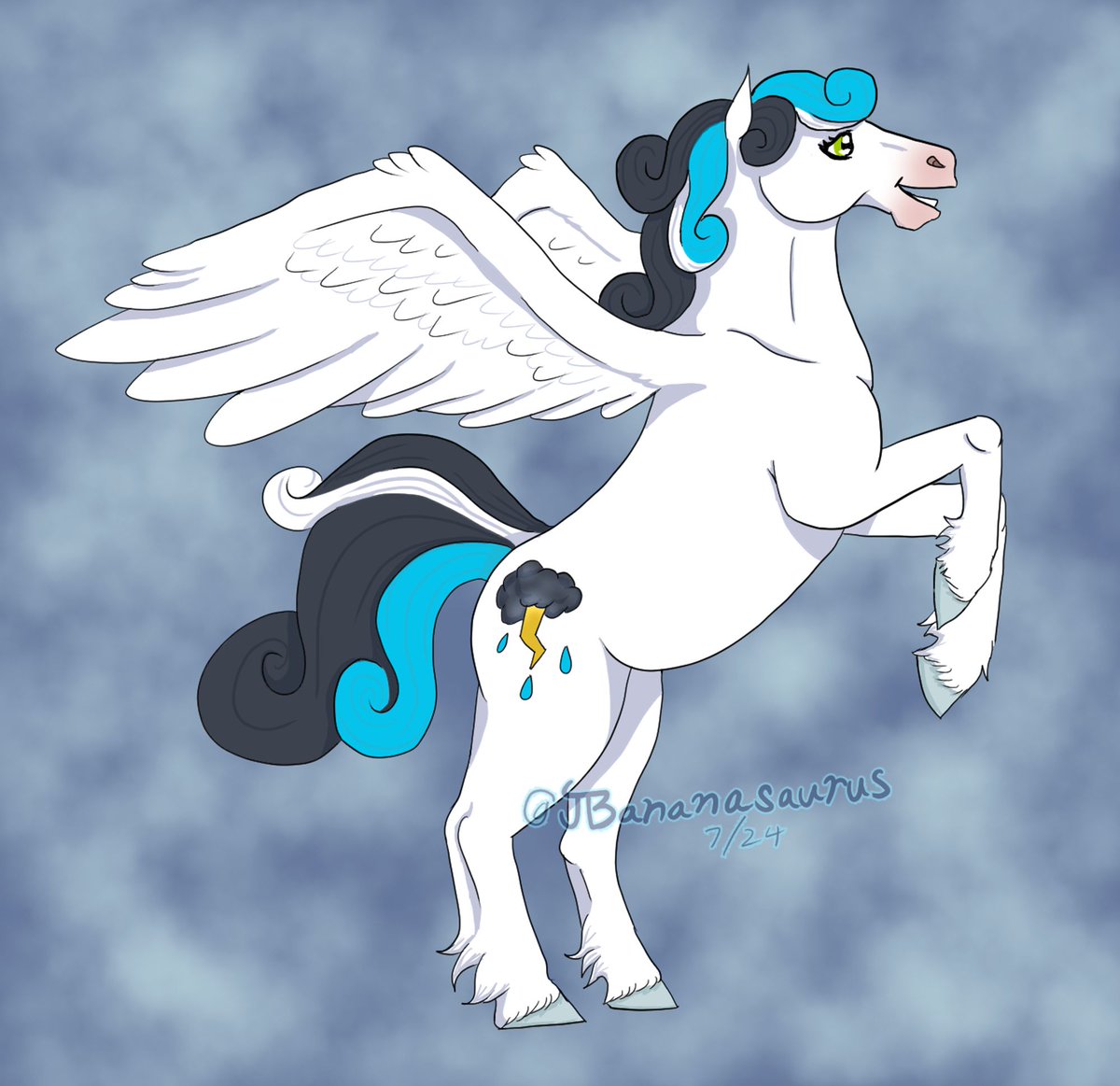 JBananasaurus's tweet photo. This one I drew for Art Fight of someone else's  MLP oc is doing some numbers on B*sky! https://t.co/Qs8ka4XapG