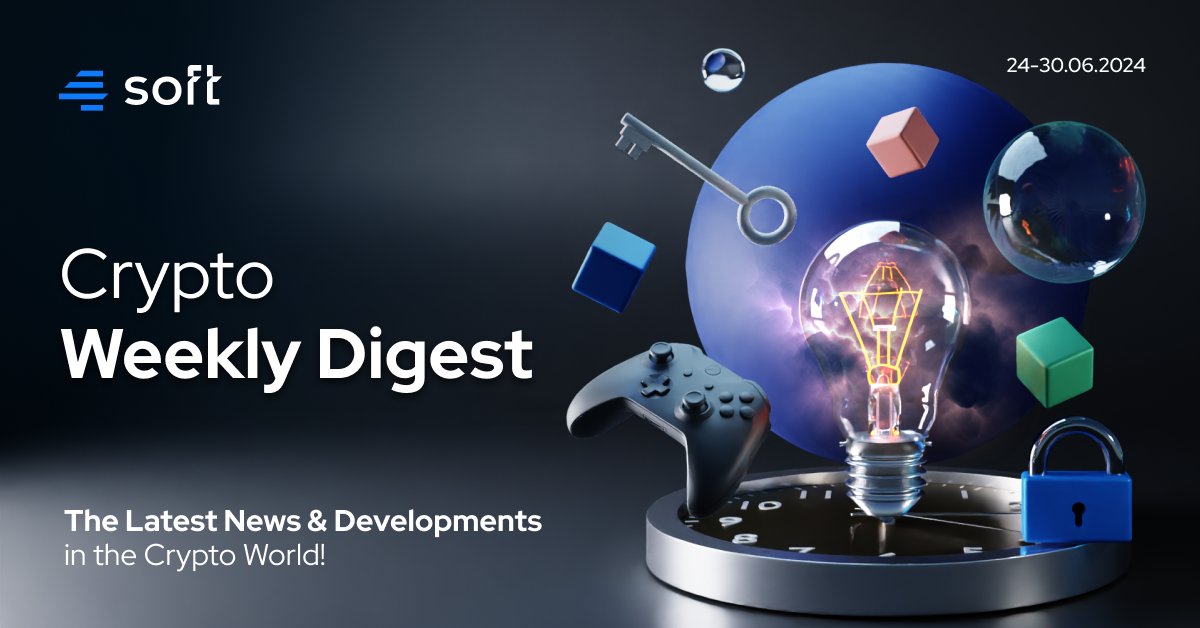 4soft_'s tweet photo. 1/16 🌟   

Welcome to this week's edition of the #CryptoWeeklyDigest!🌎

Buckle up for a thrilling ride through the most important stories in the crypto space! 🚀

Subscribe: https://t.co/v7E84hxhdf

#CryptoNews #Blockchain https://t.co/COUknnQLzF