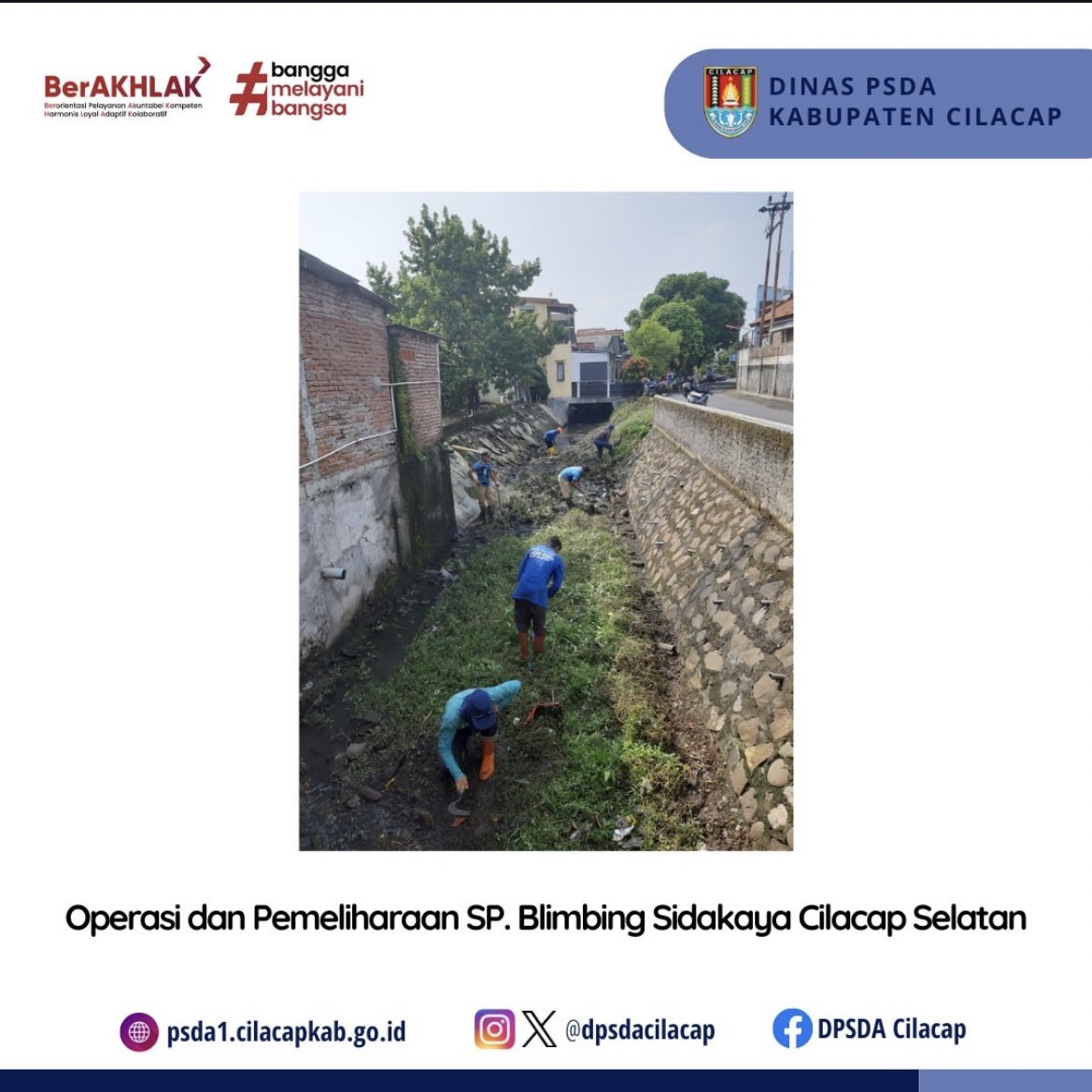 Operasi dan Pemeliharaan Saluran Blimbing, Sidakaya, Cilacap Selatan

#psda
#psdacilacap
#dpsda
#cilacap
#kabupatencilacap
#cilacapbercahaya
#cilacapupdate