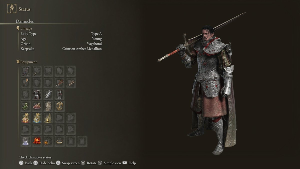 Trauma_Division's tweet photo. @BanBreadollo Here you go :) Damocles, the Third Elden Lord. https://t.co/WOV3MfMhkl