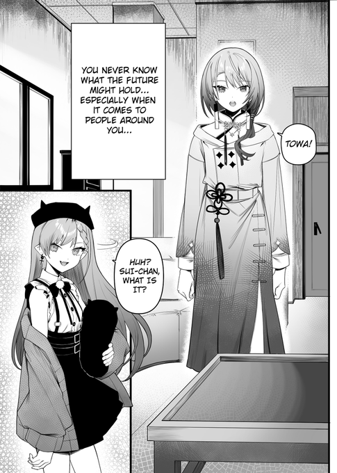 Towa Sui manga 👾☄️
Page 1~4 
