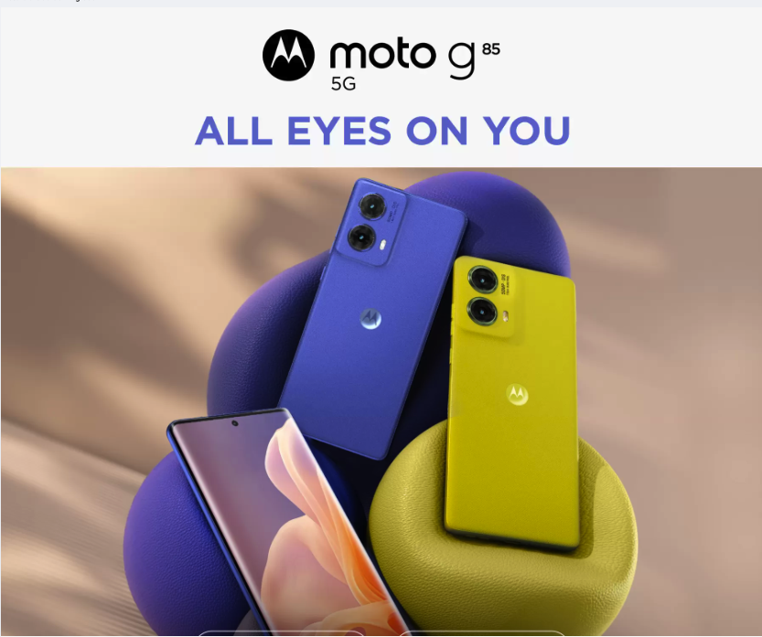 Moto G85 5G launch confirmed in India
