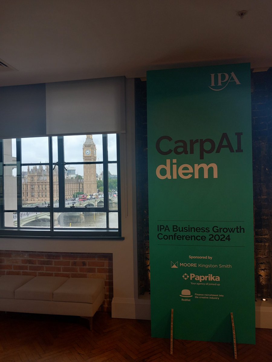 The_IPA's tweet image. The doors are open at the spectacular etc venues County Hall for the #IPABusinessGrowth Conference 2024.

Stay tuned for updates throughout the day as we learn what the economy looks like for the rest of 2024, how agencies can use AI, what makes our Gen Z talent tick &amp;amp; much more.