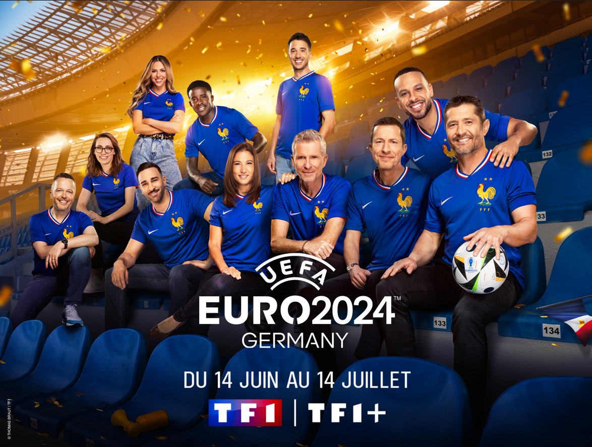 TF1Pro's tweet image. #Annonce @TF1 @EURO2024FRA 

⚽️RDV ce samedi 6/07 dès 20h50 en direct sur @TF1 pour le quart de finale 🇳🇱 PAYS-BAS⚡️TURQUIE 🇹🇷 avec @gregmargotton et @BixeLizarazu

⚽️Après la rencontre suivez le Mag de l'Euro présenté par @DenisBrogniart avec @NadiaBen85 @riomavuba #AdilRami